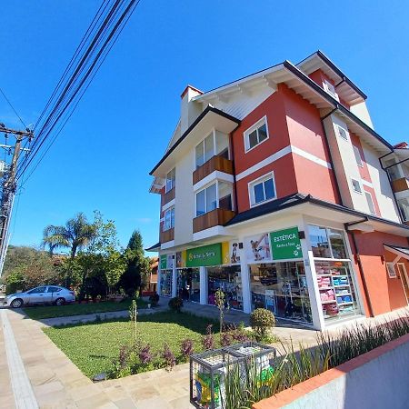 Gramado - Apartamento Aconchegante Com Lareira E Churrasqueira Екстер'єр фото